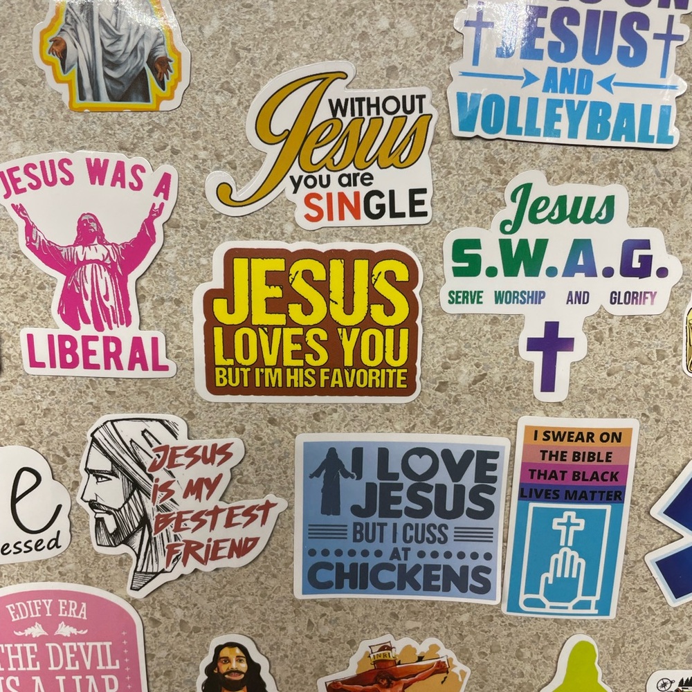 Colorful Religious Sticker Set 32 total - Picture 7 of 7